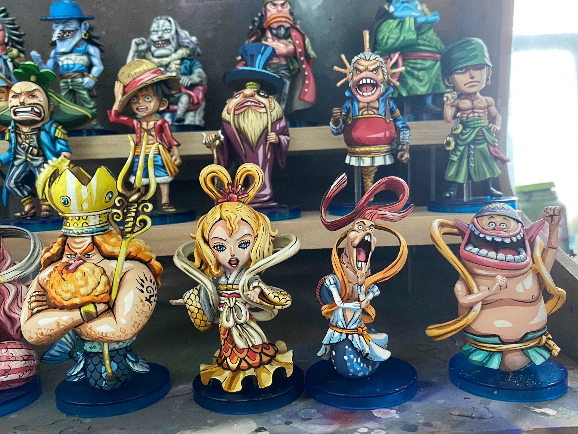 Wcf Raptor Fish Man Island Manga Color Figure Repaint - One Piece – Lyk Repaint