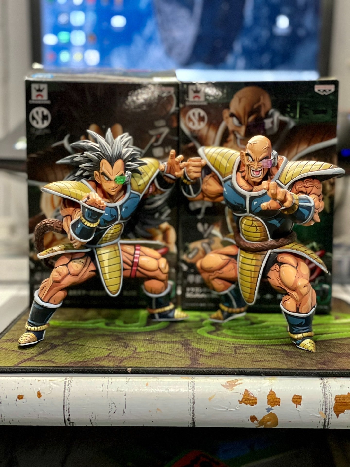 Raditz figure repainted in 2D comic color standing-dragonball – Lyk Repaint