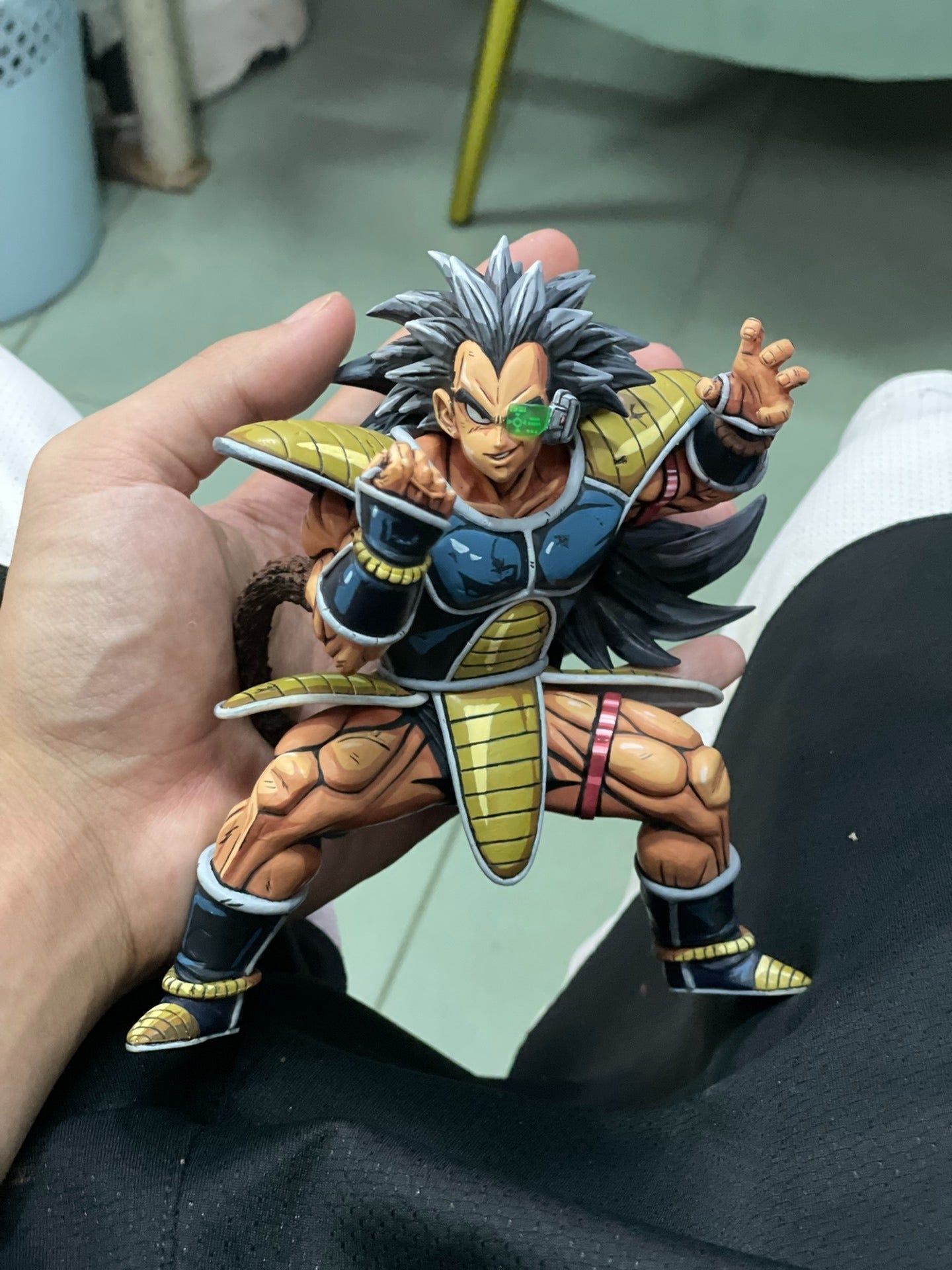 Raditz figure repainted in 2D comic color standing-dragonball – Lyk Repaint