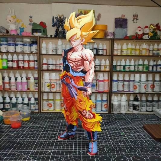 Repaint smsp goku two-dimensional, illustration style - Lyk Repaint
