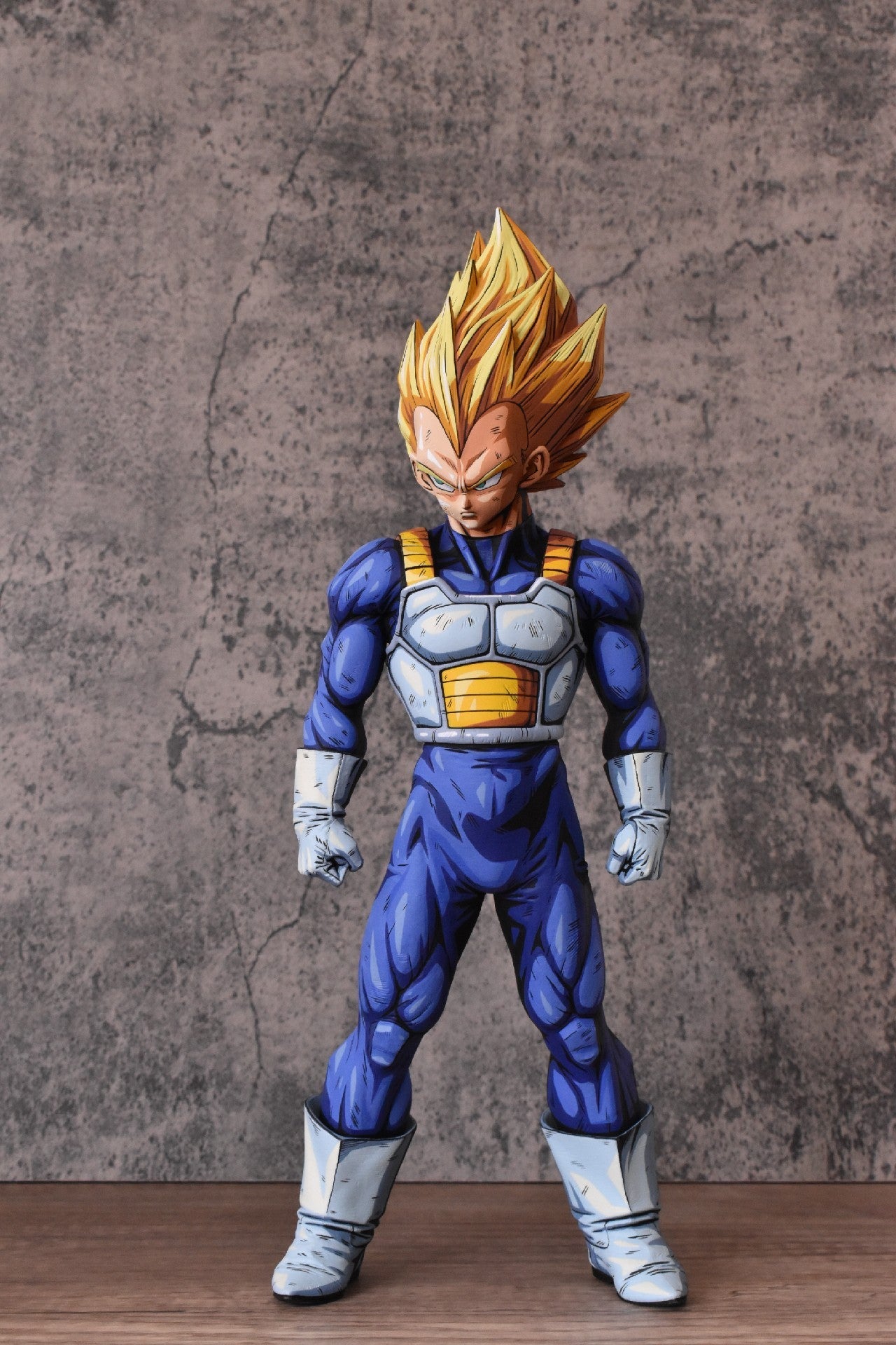 Repainted Dragon Ball figure, Super Saiyan 2 Vegeta - Lyk Repaint