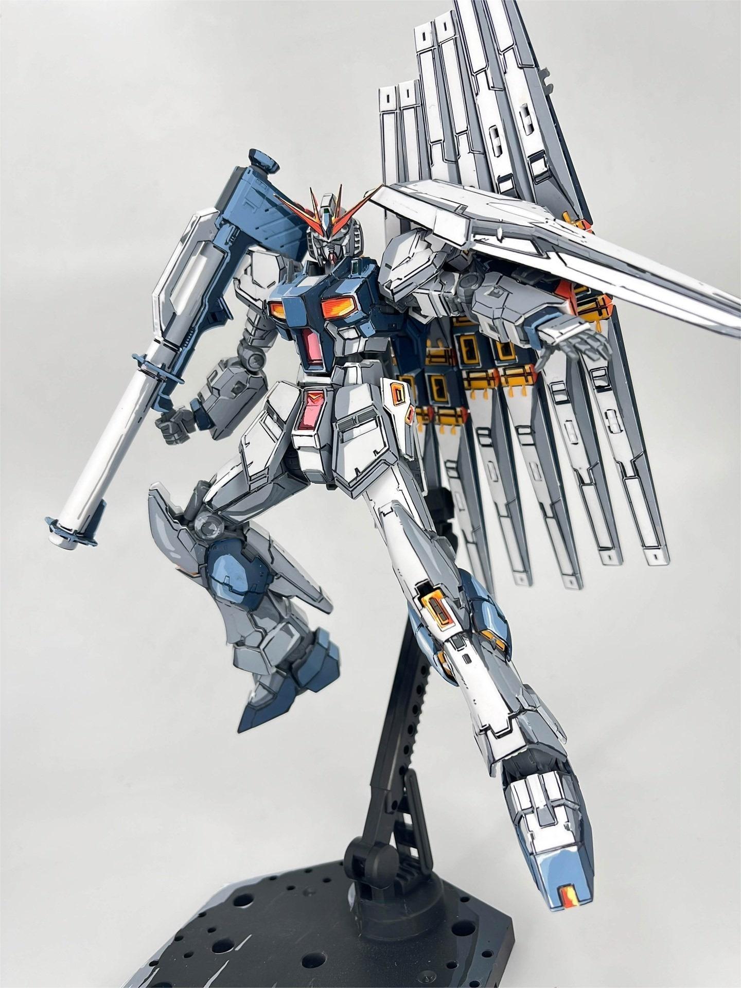 RG cow Gundam manga color repainting gunpla - paintingmodel