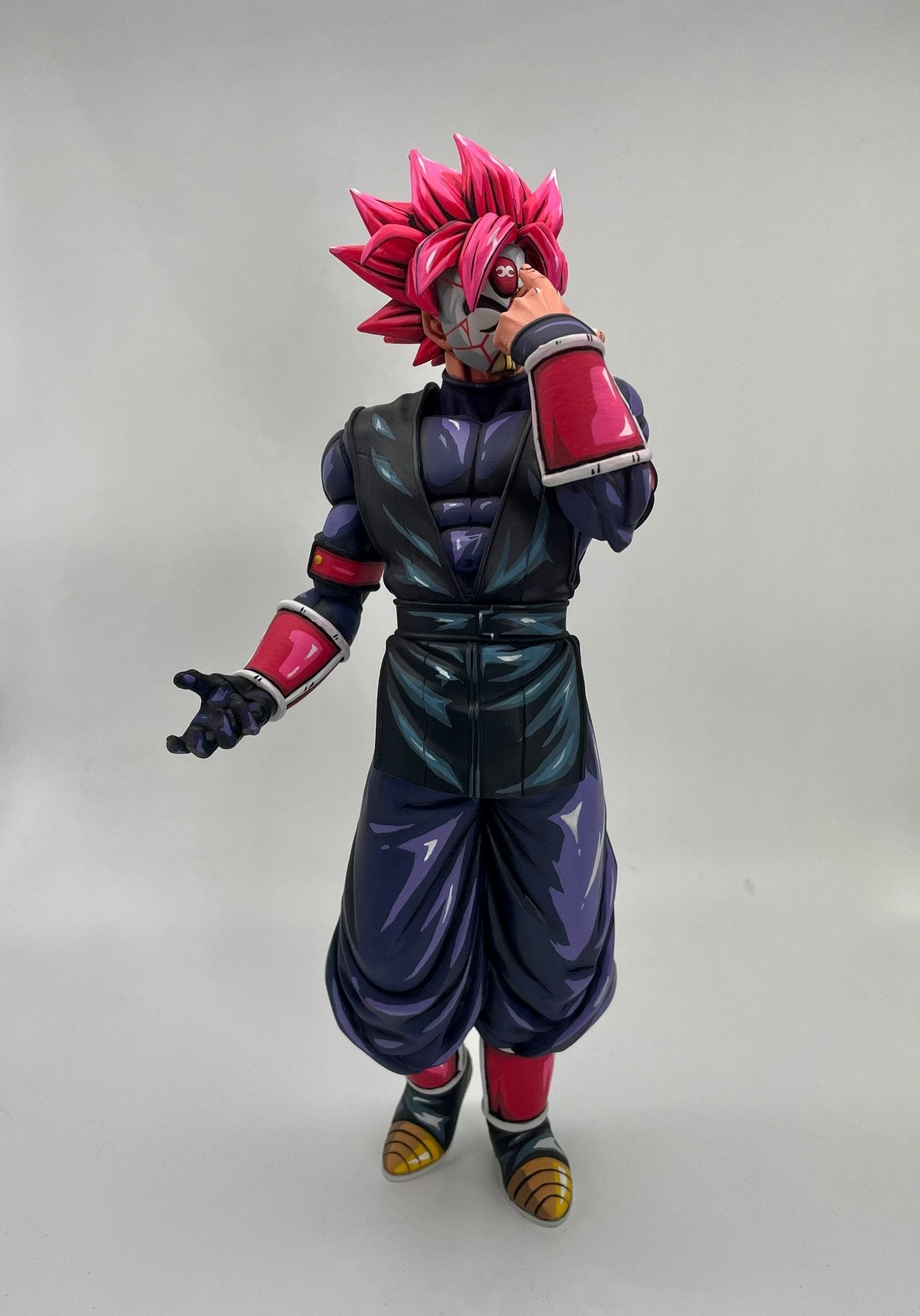 Zamasu figure repainted in 2D comic color standing-dragonball - Lyk Repaint